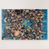 歌川国貞侍日本ヴィンテージ ジグソーパズル (横)