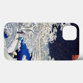 歌川広重めぐろ太鼓橋と夕日 Case-Mate iPhoneケース (裏面 (横))