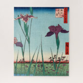 歌川広重堀切菖蒲園 ジグソーパズル (縦)
