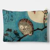 歌川広重 – フクロウのカエデの枝 アクセサリーポーチ (裏面)