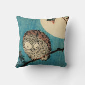 歌川広重 – フクロウのカエデの枝 クッション (裏面)