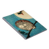 歌川広重 – フクロウのカエデの枝 ノートブック (右側)