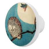 歌川広重 - マガモの松の枝 セラミックノブ (右)