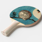 歌川広重 - マガモの枝に止まる 卓球ラケット (正面アングル)