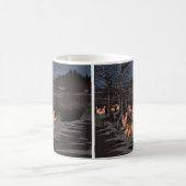 歌川広重 – 大晦日の炎 コーヒーマグカップ (中央)
