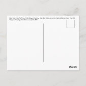 歌川広重 – 大晦日の炎 ポストカード (裏面)