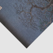 歌川広重 – 大晦日の炎 薄葉紙 (詳細)