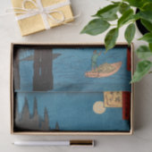 歌川広重 – 月明かりの京都橋 薄葉紙 (ギフト)