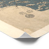 歌川広重『木曽雪山』 ポスター (角)