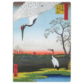 歌川広重 - 汐入、香奈杉、神田洗堰 クリップボード (裏面)