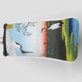 歌川広重 - 汐入、香奈杉、神田洗堰 ゴルフヘッドカバー (正面)