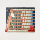 歌川広重 - 浅草の田園 タペストリー (正面(横))