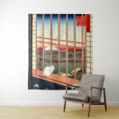 歌川広重 - 浅草の田園 タペストリー (インサイチュ)