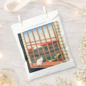 歌川広重 - 浅草の田園 フェイバーバッグ (クリップ留めされた状態)