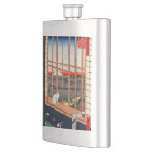 歌川広重 - 浅草の田園 フラスク (左)