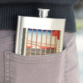 歌川広重 - 浅草の田園 フラスク (インサイチュ)