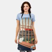 歌川広重 – 浅草田 エプロン (着用した状態)