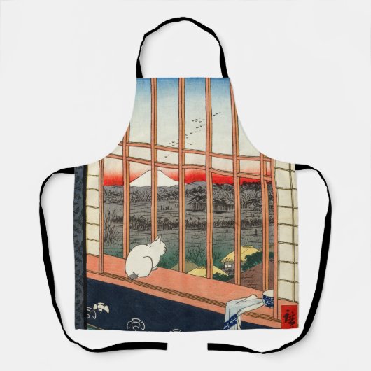 歌川広重 – 浅草田 エプロン (正面)