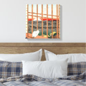 歌川広重 – 浅草田 キャンバスプリント (インサイチュ (寝室))