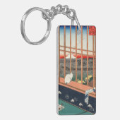 歌川広重 – 浅草田 キーホルダー (正面左)