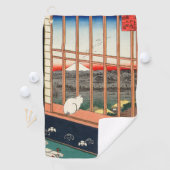 歌川広重 – 浅草田 ゴルフタオル (インサイチュ)