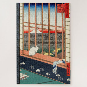 歌川広重 – 浅草田 ジグソーパズル
