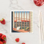 歌川広重 – 浅草田 スタンダードカクテルナプキン (インサイチュ)