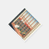 歌川広重 – 浅草田 スタンダードカクテルナプキン (角)