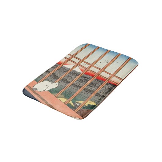 歌川広重 – 浅草田 バスマット (アングル)