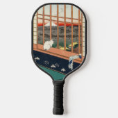歌川広重 – 浅草田 ピックルボールラケット (裏面)