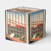 歌川広重 – 浅草田 フェイバーボックス (裏面サイド)