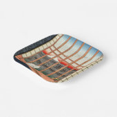 歌川広重 – 浅草田 ペーパープレート (傾斜あり)