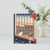 歌川広重 – 浅草田 ポストカード (スタンド正面)