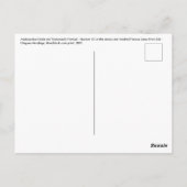 歌川広重 – 浅草田 ポストカード (裏面)