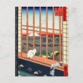 歌川広重 – 浅草田 ポストカード (正面)