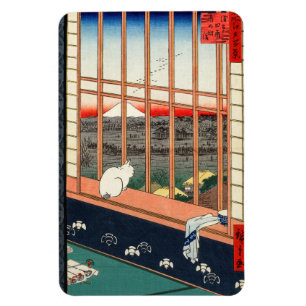 歌川広重 – 浅草田 マグネット