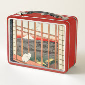 歌川広重 – 浅草田 メタルランチボックス (裏面)