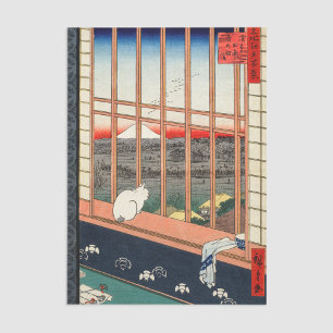 歌川広重 – 浅草田 薄葉紙