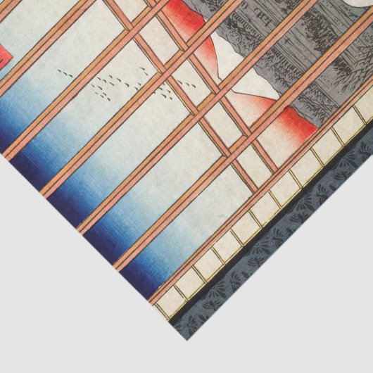 歌川広重 – 浅草田 薄葉紙 (詳細)