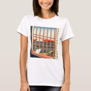 歌川広重 – 浅草田 Tシャツ