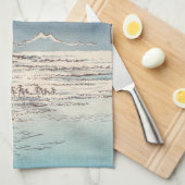 歌川広重 – 深川須崎・十万坪 キッチンタオル (四つ折り)