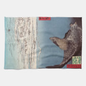 歌川広重 – 深川須崎・十万坪 キッチンタオル (横)