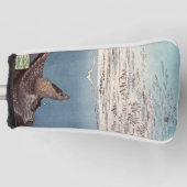 歌川広重 – 深川須崎・十万坪 ゴルフヘッドカバー (正面)