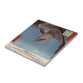 歌川広重 – 深川須崎・十万坪 タイル (側面)