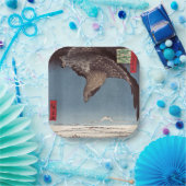 歌川広重 – 深川須崎・十万坪 ペーパープレート (パーティー)