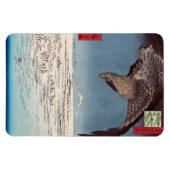 歌川広重 – 深川須崎・十万坪 マグネット (横)