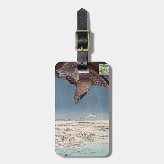 歌川広重 – 深川須崎・十万坪 ラゲッジタグ (正面縦)