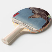 歌川広重 – 深川須崎・十万坪 卓球ラケット (正面アングル)