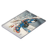 歌川広重 – 源氏物語の女エレガント性 ノートブック (左側)