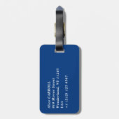 歌川広重 – 源氏物語の女エレガント性 ラゲッジタグ (裏面縦)